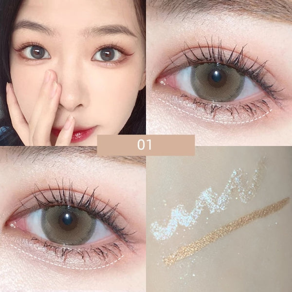 Professional Double-headed Eye Shadow Pen Beauty Highlighter Eyeshadow Pencil Brighten Eye Makeup Highlight Pen Eyeliner