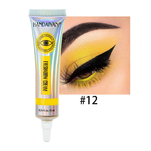 12 Colors White Yellow Dark Eye shadow Base Cream Eye Concealer Easy to Color Base Makeup Waterproof Matte Eyeshadow Primer