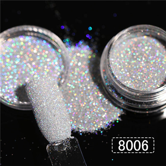1Box 1g Holographic Glitter Powder
