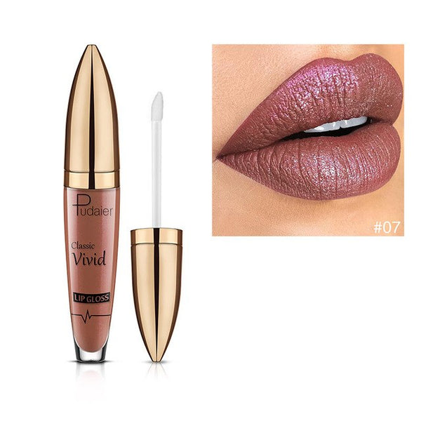 MISS ROSE pudaier New 2018 Glitter Lip Gloss Tint Batom Makeup Matte Waterproof Liquid Lipstick Cosmetics 18 Color Kyliejenners
