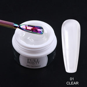 15ml Quick Building Gel for Nail Extension Acrylic White Clear UV Builder Gel Manicure Nail Art Prolong Forms Tips LA1623