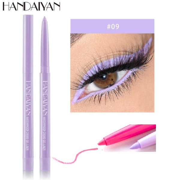 20 Colors Eyeliner Pen Long Lasting No Smudging Quick Drying Waterproof Not Blooming Eyeliner Beauty Makeup Cosmetics Tool TSLM1