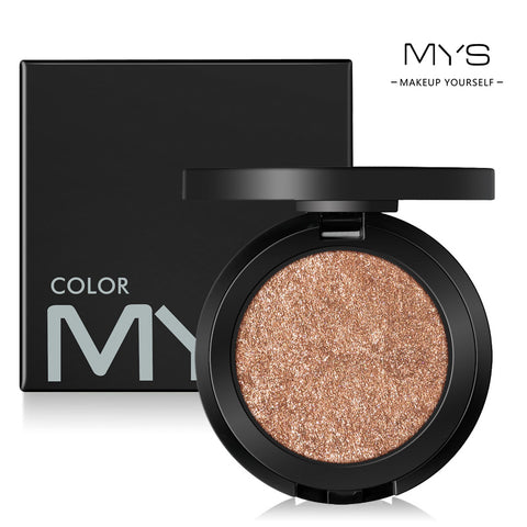 MYS Brand Face Makeup Powder 6 color Waterproof Minerals Shimmer Brightener Contour Glow Kit