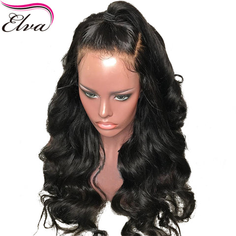 Elva Hair 180% Density 360 Lace Frontal Wig Pre Plucked With Baby Hair 10"-22"