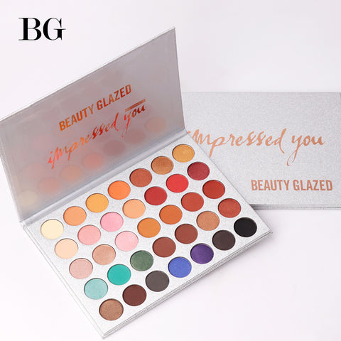 Beauty Glazed 35Color eyeshadow pallete Glitter Makeup Matte Eye shadow