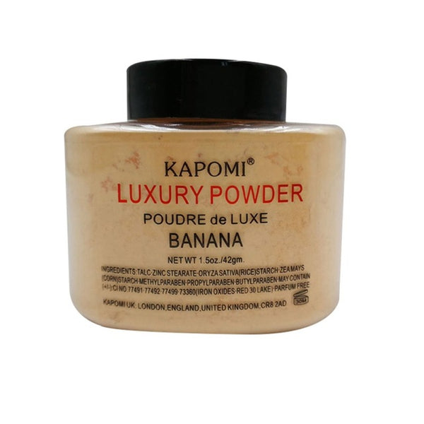 Women Banana Loose Powder 1.5 Oz Whitening Oil Control Luxury Face Powder Foundation