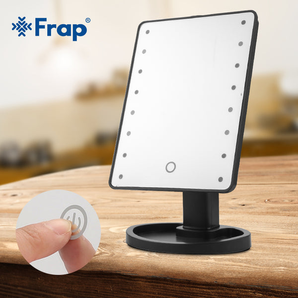 Frap Bath Mirror LED Touch Screen Professional Vanity