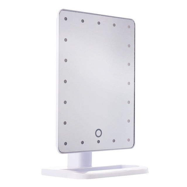 Bathroom Makeup Mirror Dresser Touch Screen 20 LED Lighted Vanity
