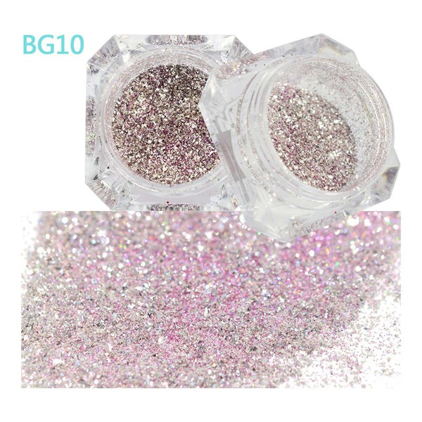 1Box Laser Nail Glitter Mixed Glitters Holo Nail Sequin Paillette Nail Art
