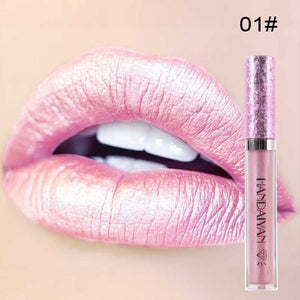 New Sparkling Liquid Lipstick Lipgloss Pomade For Women Beauty Long Lasting Glitter Diamond Lip Glosses Tint Makeup Lip Stain