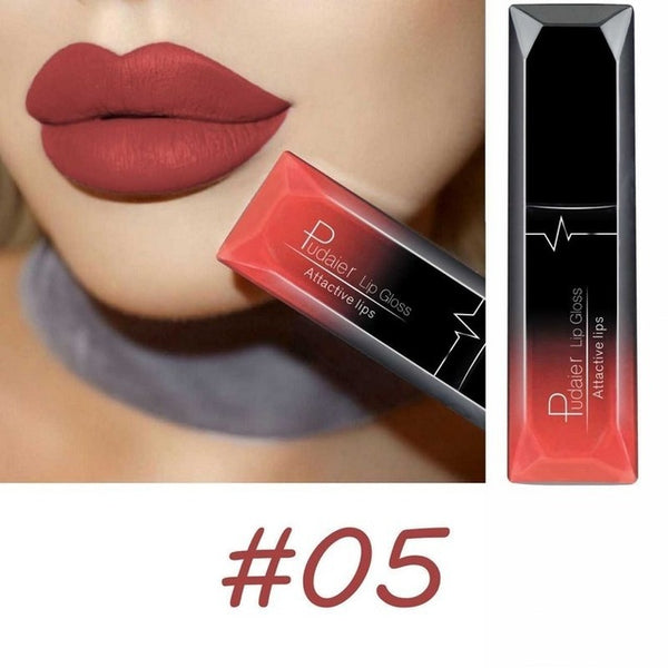 2018 Women Beauty Lip Makeup Sexy Long Lasting Waterproof Lip Gloss Matte Nude Liquid Lipstick Cosmetic Mother GIFT Lip Balm