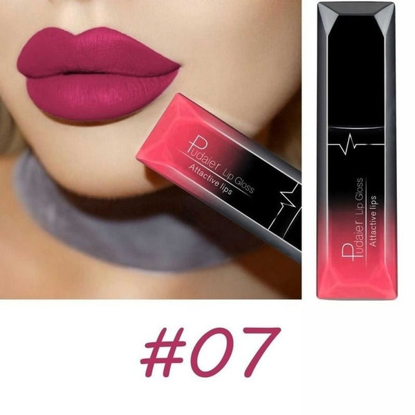2018 Women Beauty Lip Makeup Sexy Long Lasting Waterproof Lip Gloss Matte Nude Liquid Lipstick Cosmetic Mother GIFT Lip Balm