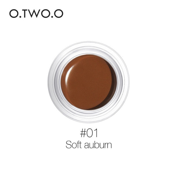 O.TWO.O Eyebrow Gel 6 Colors 3D Natural Brown Eye Brow Shade Make Up Profesional Long Lasting Brow Paint Cosmetics With Brush